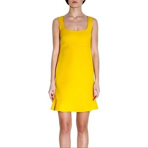 RED Valentino Sleeveless Dress with Flounced Hem